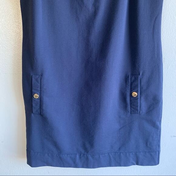 Juicy Couture Navy Sleeveless Shift Dress Size Small - Picture 6 of 9